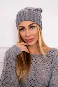 Kesi Fleecová čepice Paris K213 světle šedá