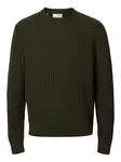 SELECTED Sveter 'SLHTom'  jedľová