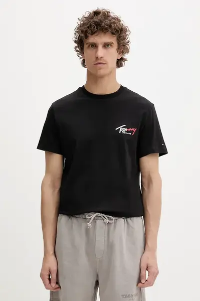 Tommy Jeans  tričko pánské bavlněné