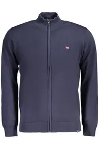Modrý pánský cardigan
