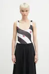 Fiorucci  Body  Striped Raspberry Print