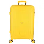 Cestovní plastový kufr žlutý - Ormi Maroon L