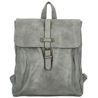 Dámský batoh šedý - Paolo bags Lamin