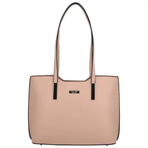 Dámská kabelka na rameno růžová - Delami Velvet Aura