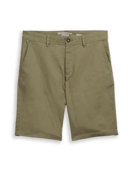 TOM TAILOR DENIM Chino nohavice  olivová