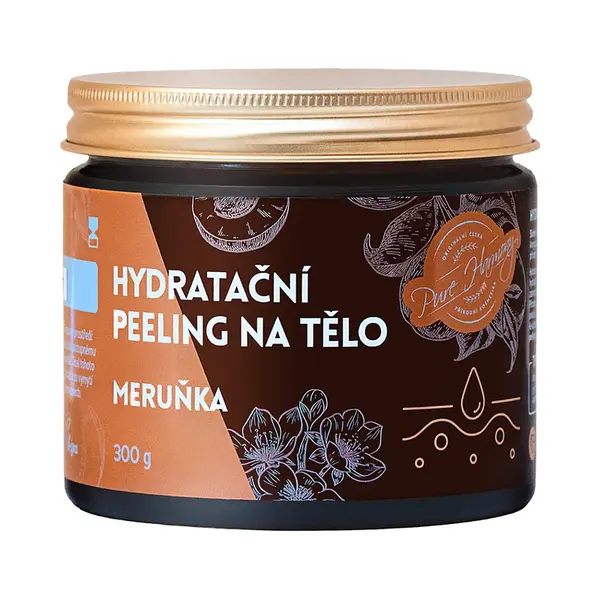 PURE HARMONY Hydratační peeling na tělo meruňka 300 g