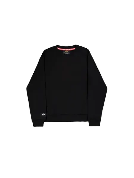 ALPHA INDUSTRIES Mikina  čierna / biela