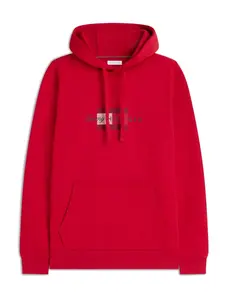 TOMMY HILFIGER Mikina 'SCRIPT'  červená