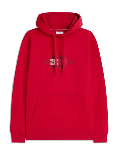 TOMMY HILFIGER Mikina 'SCRIPT'  červená