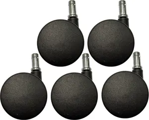 MERCURY Kolečko pro židli SWIFT černé, 60 mm, čep 11 mm