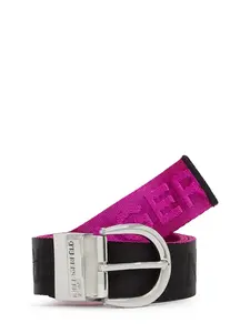 KARL LAGERFELD JEANS Opasky  malinová / čierna