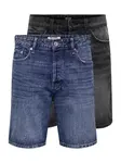 Only & Sons Džínsy 'ONSEDGE'  modrá denim / čierna