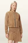 AllSaints bomber dámský semišový ORTEN