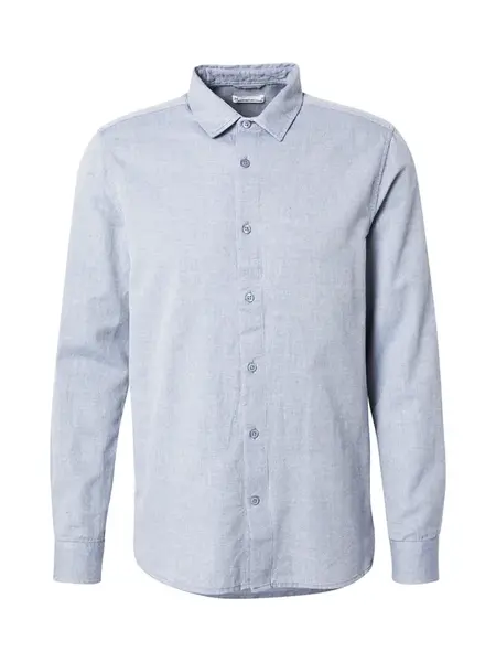 KnowledgeCotton Apparel Košeľa  modrosivá