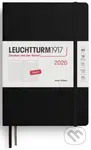 Daily Planner 2026 Medium (A5) Black - tečkovaný