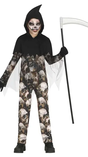 Kostým Smrtka Lebky 7-9 rokov