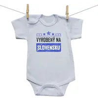 Boodyy Body s krátkym rukávom Vyrobený na Slovensku 86 (12-18 mesiacov)