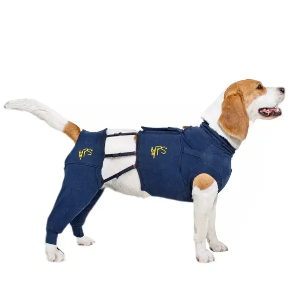 Pooperačný ochranný návlek na zadné nohy psa, Rozmery návleku: dĺžka nohy 14cm