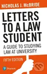 Letters to a Law Student - Nicholas McBride - kniha z kategorie Právo