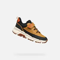 Light brown boys' sneakers Geox Flexyper Plus - Boys