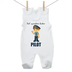 Boodyy Dupačky Keď vyrastiem budem pilot 62 (2-4 mesiace)