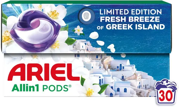 Ariel All-in-1 Fresh Breeze Of Greek Island kapsuly na pranie