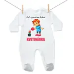 Boodyy Overal Keď vyrastiem budem kvetinárka 86 (12-18 mesiacov)