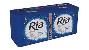 Ria Ultra Night Economy pack menstruační vložky 16 ks