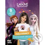 Maľovanky s nažehľovacími obrázkami Ľadové kráľovstvo - kniha z kategorie Omalovánky, vystřihovánky, papír