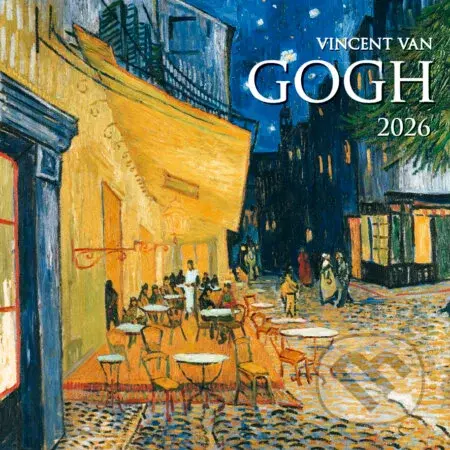 Nástenný kalendár Vincent van Gogh 2026 (slovenské menné kalendárium)