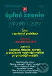 Aktualizácia I/1 / 2022 - daňové a účtovné zákony (Zákon č. 145/1995 Z. z. o správnych poplatkoch , Opatrenie č. 116/2022 Z. z. o sumách stravného) -…