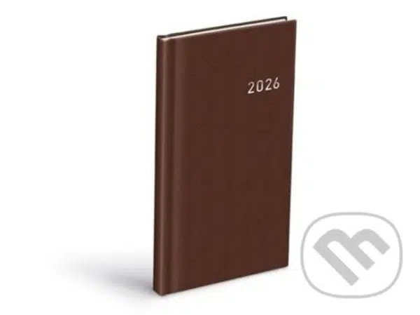 Diář 2026 T806 PVC dark brown