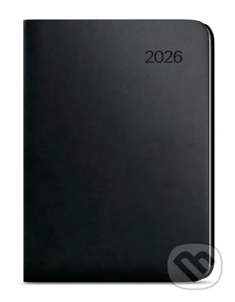 Týdenní diář 2026 Zoro Vivella A5 černá (verso)