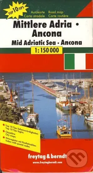 Střední Jadran,Ancona  1:150 000/automapa