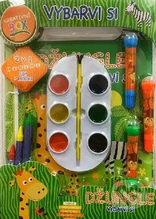 Vybarvi si - Zvířata v Džungli (Kreativní box)