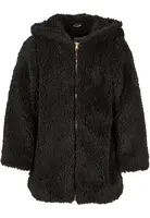 Sherpa jacket for girls black