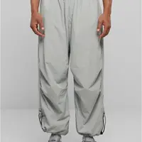 Nylon parachute pants made of light asphalt