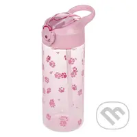 Tritanová fľaša na nápoje so slamkou Baagl Labky (500 ml)