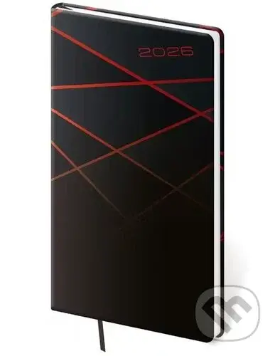 Kapesní diář 2026 Vario Black design