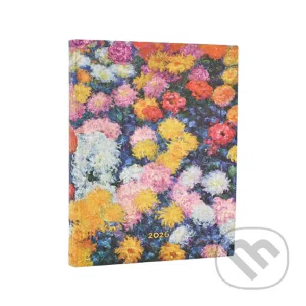Paperblanks - denný diár Monet’s Chrysanthemums 2026
