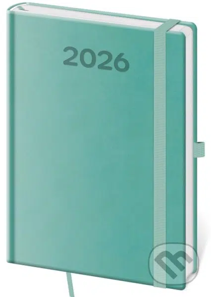 Denní diář Print Pop 2026 (světle zelený) (A5)