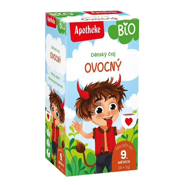 APOTHEKE Dětský čaj ovocný 20 sáčků BIO
