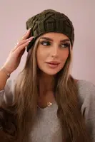 marka niezdefiniowana Fleecová čepice Sonia K201 khaki