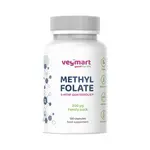 Vegmart Methylfolate (5-MTHF) Quatrefolic® 200 µg- Family pack, 120 kapsúl