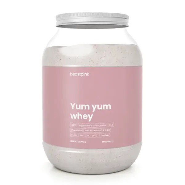 Gymbeam protein whey beastpink jahod splash 1kg