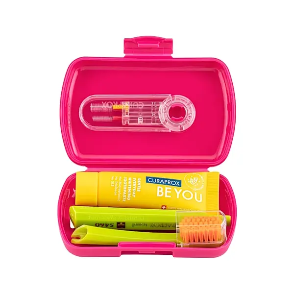 CURAPROX Travel set červený