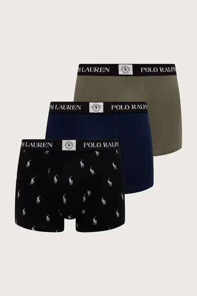 Polo Ralph Lauren  boxerky pánské bavlněné s elastanem 3-pack