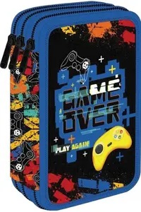 Tříkomorový penál s vybavením Coolpack Jumper 3 game