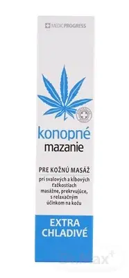 Konopné mazanie extra chladivé