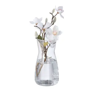 Relaxdays VÁZA Transparentní sklo 20 cm